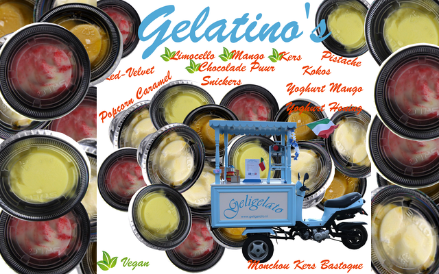Gelatino's heerlijk gevulden bakjes ook vegan ijs