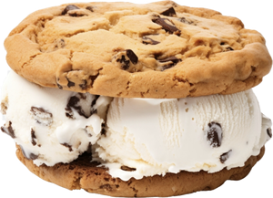 Chocolate Chip Cookies gevuld met Vanille IJs